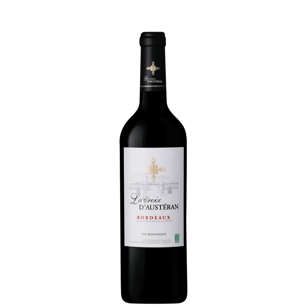 La Croix D'Austeran, Bordeaux Rouge AOC flaska