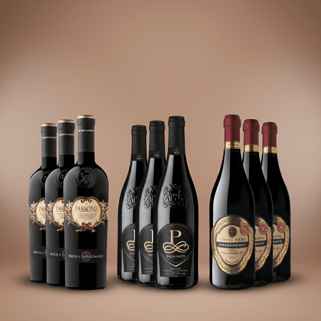 Stora appassimentolådan 9 flaskor