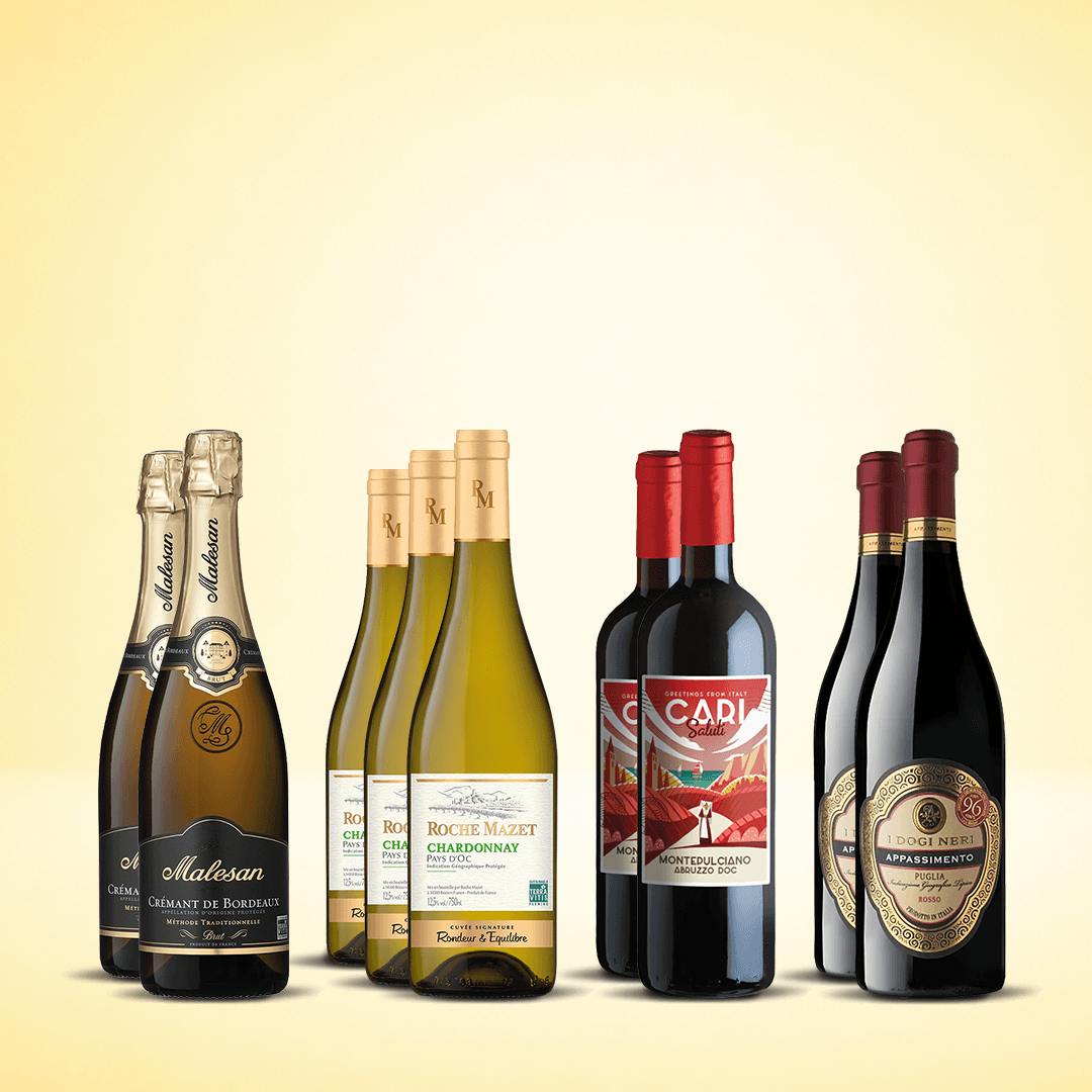 Påsklådan bubbel, vitt och rött