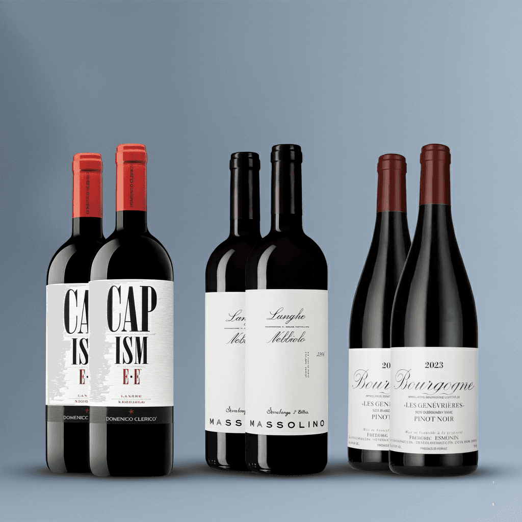 Topproducenter från Italien och Frankrike flaska