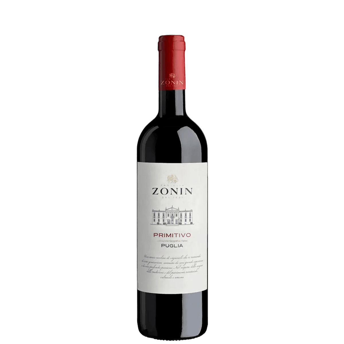 Zonin, Primitivo Puglia IGT Classici 2023 flaska