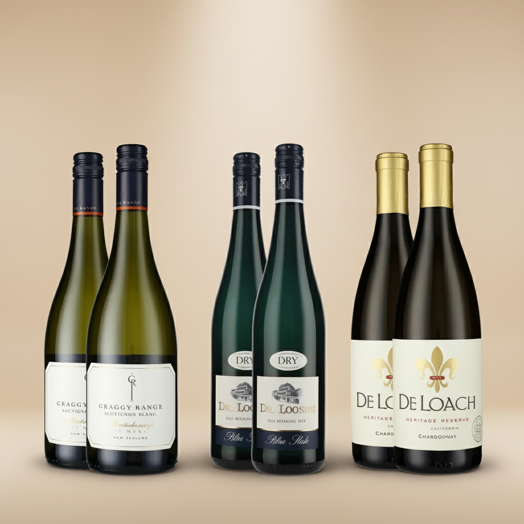 Vita viner med premiumkänsla