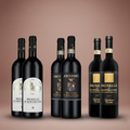 Brunello di Montalcino-lådan flaska