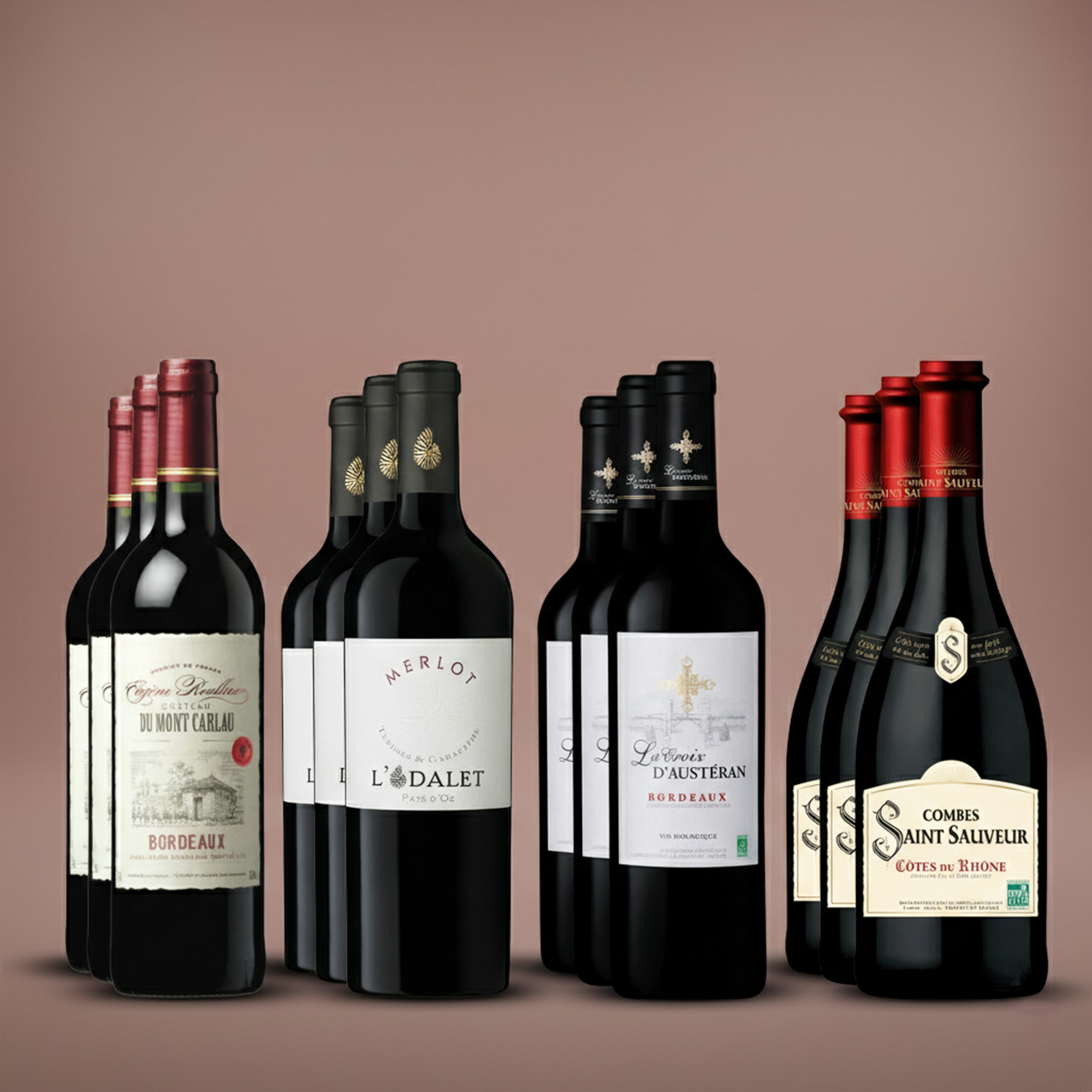 Blandlåda, Stora Franska Rödvinsfavoriter