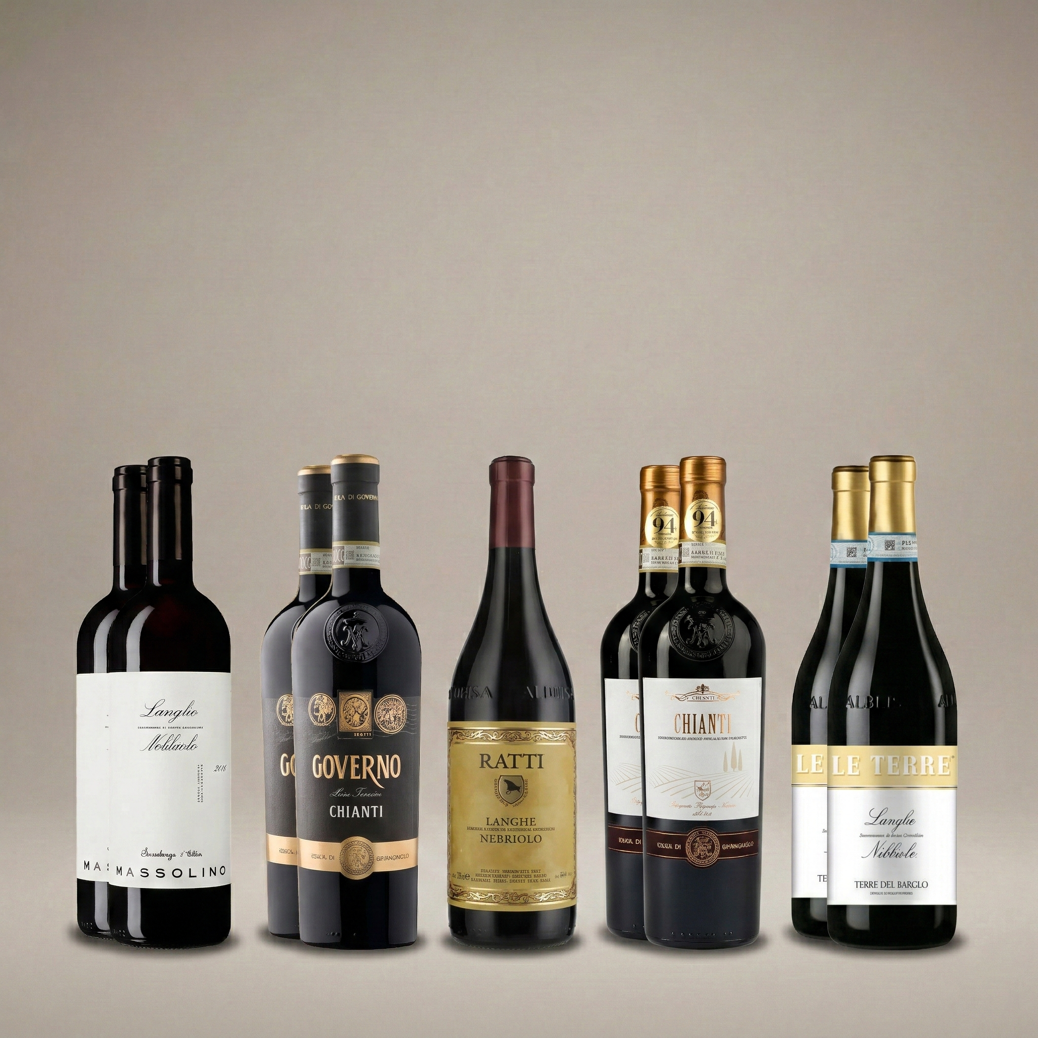 Blandlåda, Nebbiolo från topproducenter och Chianti