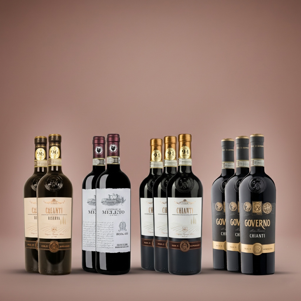 Blandlåda, Stora Chianti Classico & Riserva - 10 flaskor